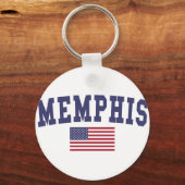 Memphis US-Flagge Schlüsselanhänger (Vorderseite)