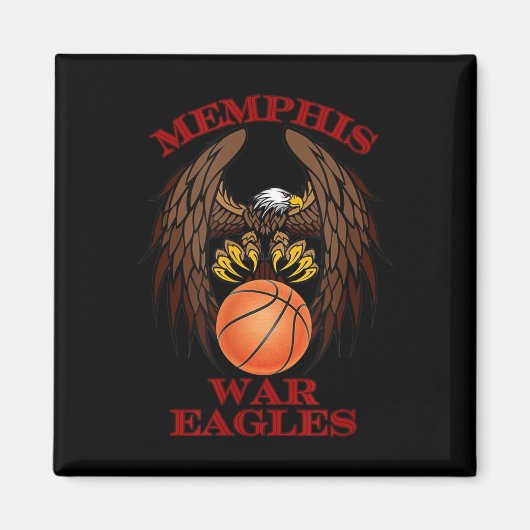 Memphis War Eagles Basketball II Magnet (Vorne)