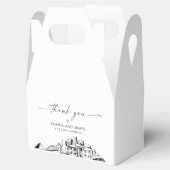 Memphis Wedding Personalisiert Favor Box Geschenkschachtel (Geöffnet)