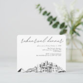 Memphis Wedding Probe Einladungskarte (Stehend Vorderseite)