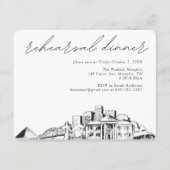 Memphis Wedding Probe Einladungskarte (Vorderseite)