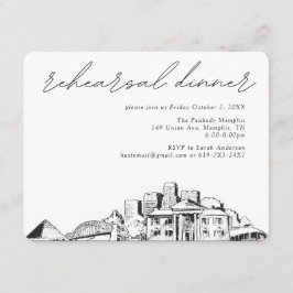 Memphis Wedding Probe Einladungskarte