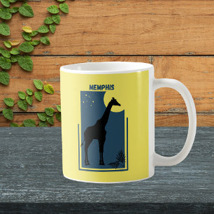 Memphis Zoo Tennessee Vintage Giraffe Kaffeetasse