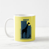 Memphis Zoo Tennessee Vintage Giraffe Kaffeetasse (Links)