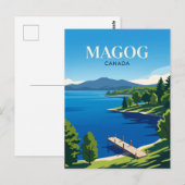 Memphremagog-See Kanada Postkarte (Vorne/Hinten)