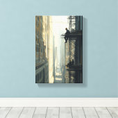 Men Above the Avenue Leinwanddruck (Insitu (Holzboden))