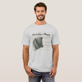 Men Accordion Player T - Shirt (Vorne ganz)