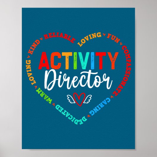 Men Activity Director Squad Professionals Week Poster (Vorne)