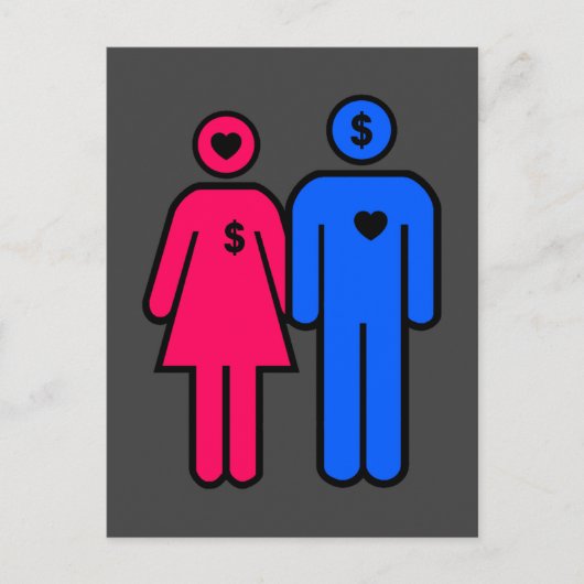 Men and Women Postkarte (Vorderseite)