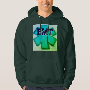 Men Aqua EMT Hoodie