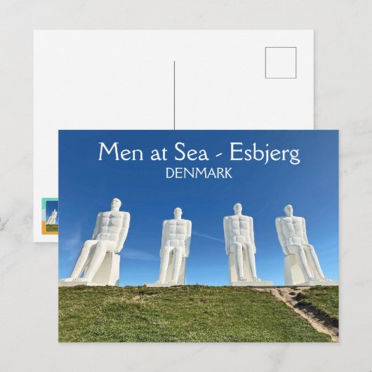 Men At Sea Denmark Postcard! Postkarte (Vorne/Hinten)