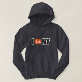 Men Basic Liebe New York Hooded Sweatshirt