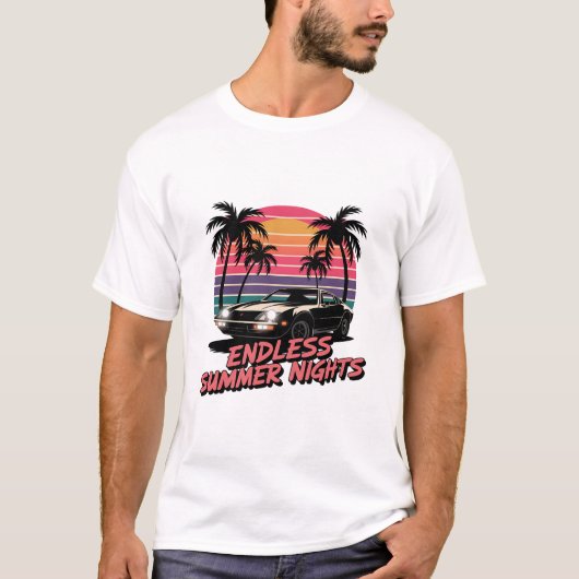 Men Basic T - Shirt Summer Vibe (Vorderseite)