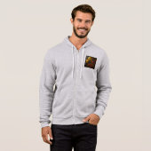 Men Bella+Leinwand Full-Zip - Abstrakt 10 Hoodie (Vorne ganz)