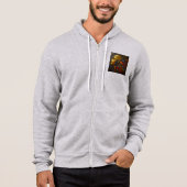 Men Bella+Leinwand Full-Zip - Abstrakt 10 Hoodie (Vorderseite)
