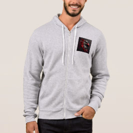 Men Bella+Leinwand Full-Zip - Abstrakt 14 Stunden Hoodie