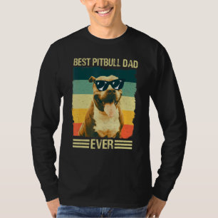 Men Best Pitbull Vater Pater Französischer Hund T-Shirt