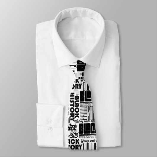 Men Black History Designer-Krawatte Krawatte (Gebunden)