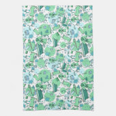 Men Blue Gemustert Geschirrtuch (Vertikal)