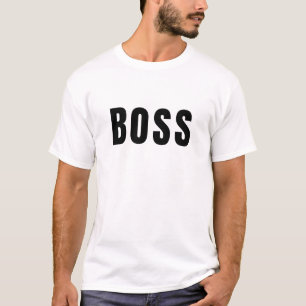 Men BOSS White T-Shirt - einfach & stilvoll
