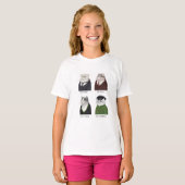 MEN CATS Girls' Basic T - Shirt (Vorne ganz)