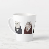 MEN CATS Latte Tasse (Linke Ecke)
