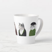 MEN CATS Latte Tasse (Rechte Ecke)