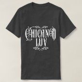 Men Chicano Liebe Individuelle Name T-Shirt (Design vorne)