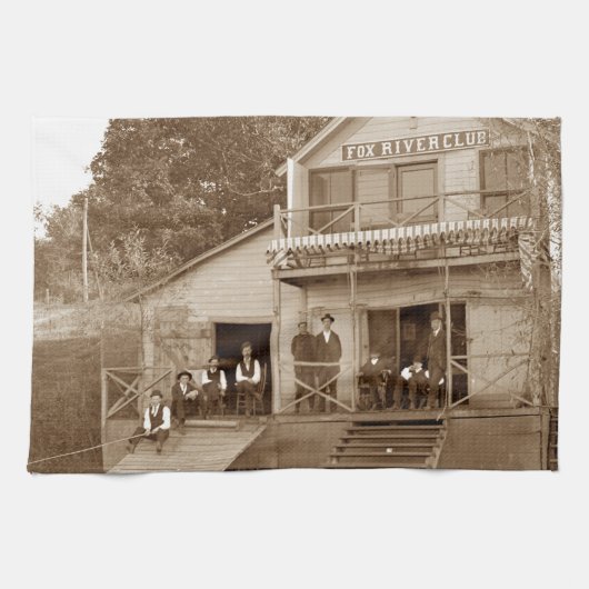 Men Club Fox River Club Angeln Elgin Küchentuch (Horizontal)