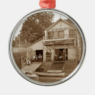 Men Club Fox River Club Angeln Elgin Ornament Aus Metall