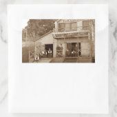 Men Club Fox River Club Angeln Elgin Rechteckiger Aufkleber (Tasche)