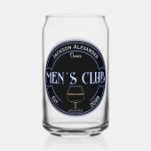 Men Club Man Höhle Trinkbehälter Dosenglas (Vorderseite)