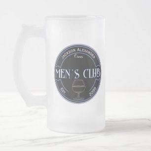Men Club Man Höhle Trinkbehälter Mattglas Bierglas