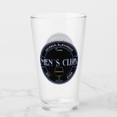 Men Club Man Höhle Trinkbehälter Pint Beer Glas (Vorderseite)