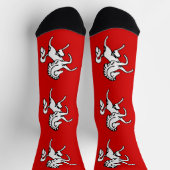 Men Crew Socken mit Fahne von Kent, England (Oben)