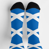 Men Crew Socken mit Flagge von Schottland, Großbri (Oben)