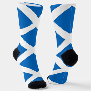 Men Crew Socken mit Flagge von Schottland, Großbri