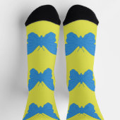 Men crew socks with flag of Bady Bassit, Brazil Socken (Oben)