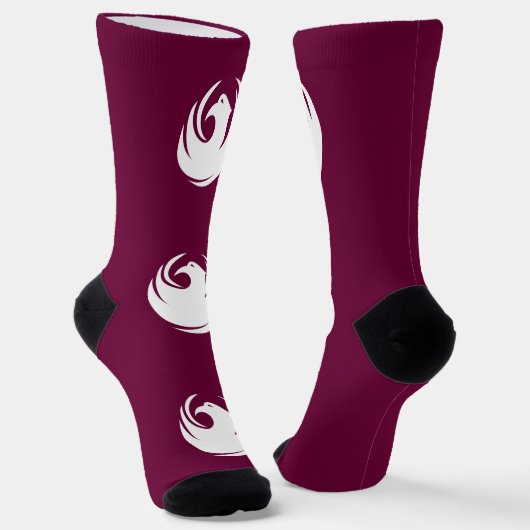 Men crew socks with flag of Phoenix City Socken (Gewinkelt)