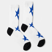 Men crew socks with flag of Toyota City, Japan Socken (Rechts)
