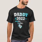 Men Daddy 2022 Nachwuchs T-Shirt (Vorderseite)