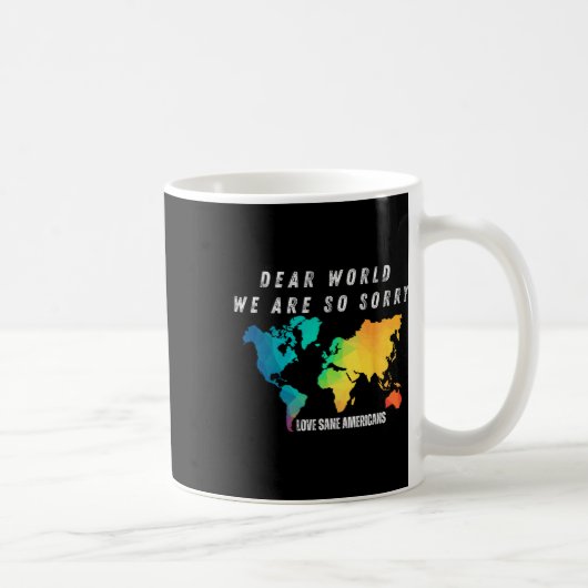 Men Dear World Kaffeetasse (Rechts)