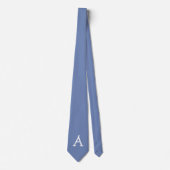 Men Designer Krawatte Blau (Vorderseite)