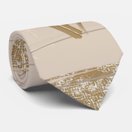 Men Designer Krawatte Brown (Gerollt)