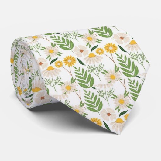 Men Designer Krawatte floral (Gerollt)