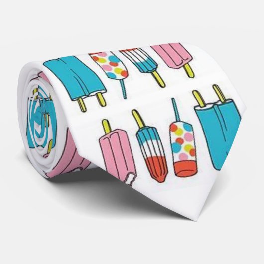 Men Designer-Krawatte Popcles Krawatte (Gerollt)