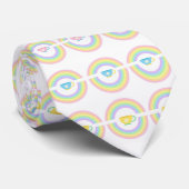Men Designer Rainbow Cups Krawatte (Gerollt)