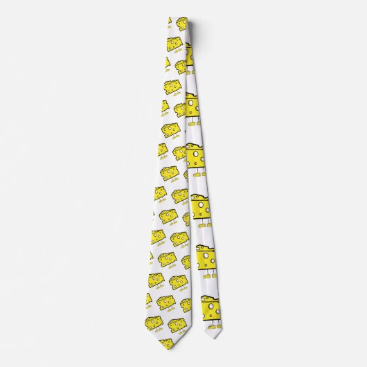 Men Designer Ties Cheesey Cheese  Krawatte (Vorderseite)
