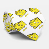 Men Designer Ties Cheesey Cheese  Krawatte (Gerollt)
