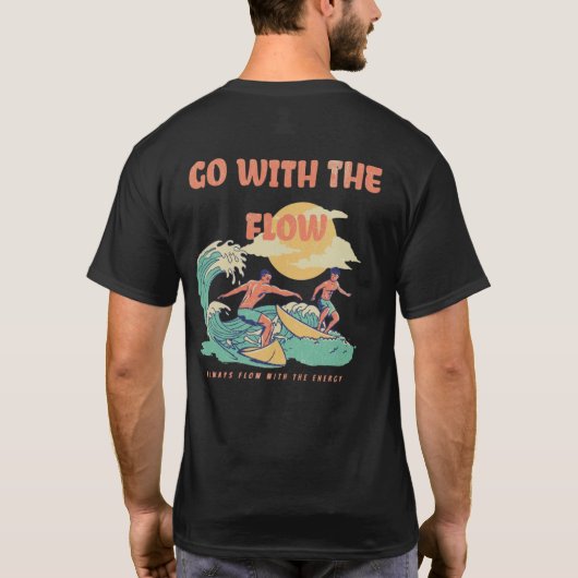 Men Energy Flow Lessons Learn T-Shirt (Rückseite)